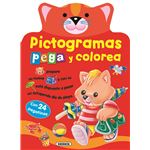 Pictogramas - pega y colorea coneji