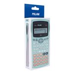 Calculadora Científica Milan M-240 Serie Silver Turquesa