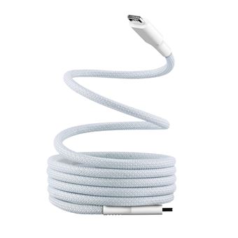 Cable magnético T'nB USB-C a USB-C 1,5m Azul