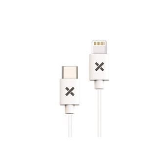 Cable Wefix lightning - USB-C Blanco 2 m