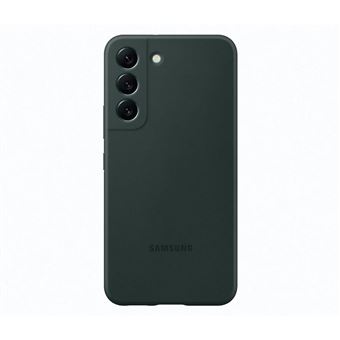 Funda de silicona Samsung Verde oscuro para Galaxy S22 - Funda