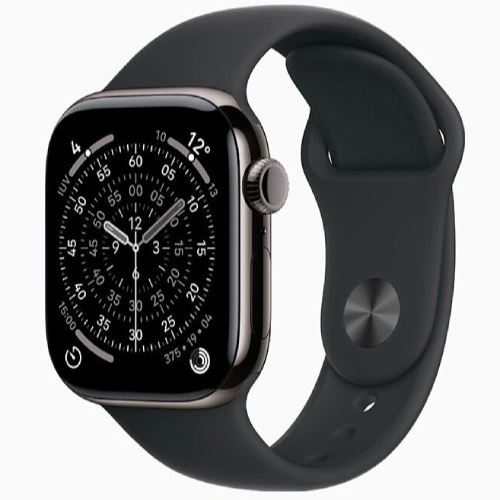 Apple Watch Series 11 Gps + Cellular 42mm Caja Titanio Pizarra Y Correa Deportiva Negro - Talla M/l