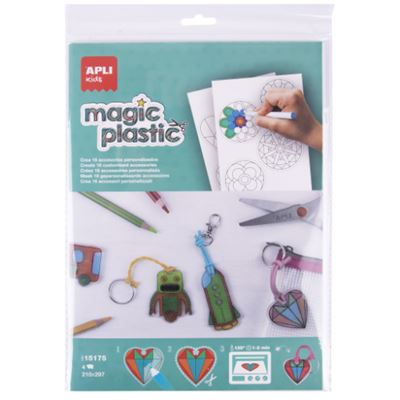 Pack 6 plástico mágico transparente