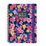 Agenda Legami Semana Vista 16 Meses 26/27 Large Legami Flowers