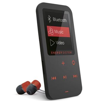 MP4 Bluetooth Energy Sistem Touch 8GB Negro/Coral
