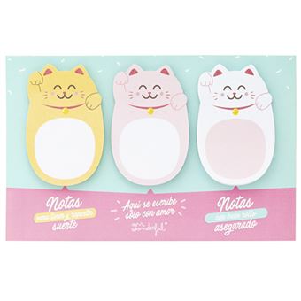 Mr Wonderful Notas Adhesivas Maneki-Neko