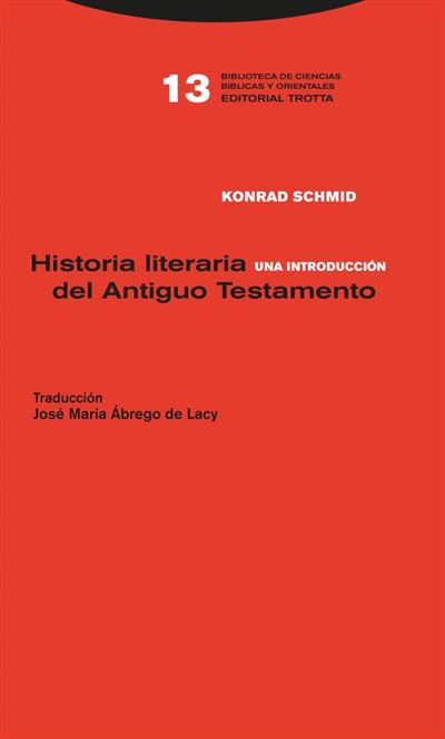 Trotta Historia Literaria Del Antiguo Testamento
