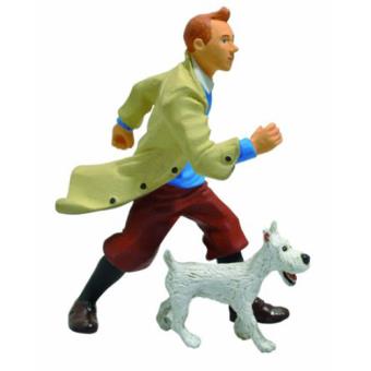 Tintin - Figura - Tintin, Milú, Barco y Accesorios (10cm)