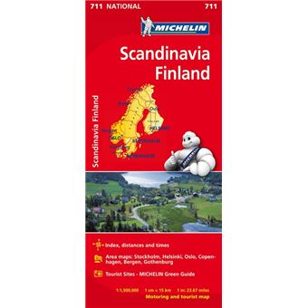Mapa National Escandinavia Finlandia
