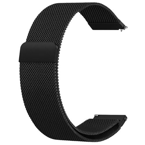 Correa Friendly Milanesa Negra Para Watch Universal 22mm