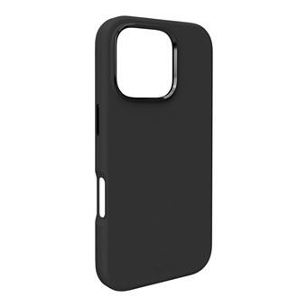 Funda de Silicona líquida con MagSafe Puro Negro Icon Mag Pro para iPhone 16 Pro