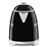Mini Hervidor eléctrico Smeg 50's Style 0.8L Negro