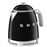 Mini Hervidor eléctrico Smeg 50's Style 0.8L Negro