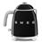Mini Hervidor eléctrico Smeg 50's Style 0.8L Negro