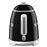 Mini Hervidor eléctrico Smeg 50's Style 0.8L Negro