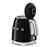 Mini Hervidor eléctrico Smeg 50's Style 0.8L Negro