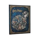 Libreta Paperblanks Harry Potter Leyendas De Hogwarts Ultra 175x230mm Lisa De 144 Pags Y Cierre Con Banda Elástica Cortes Del Libro Impresos