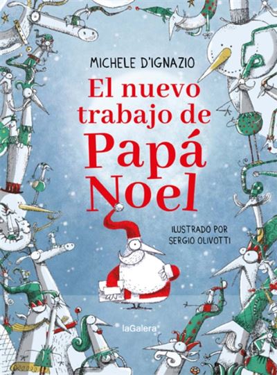 El Nuevo Trabajo de papá noel tapa dura libro michele dignazio español