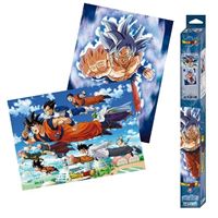 Poster de vidrio Dragon Ball Goku y Shenron 30x40cm - Otro