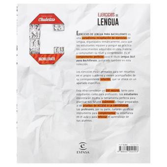Ejercicios de lengua para Bachillerato