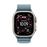 Apple Watch Ultra 3 GPS + Cellular 49mm Caja Titanio Natural y Correa Alpine Loop Azul claro - Talla M