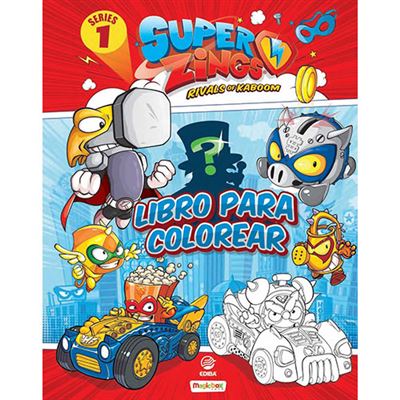 Libro para colorear Superthings Series 1 - España