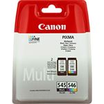 Canon Cartucho de Tinta de Color y Negro Multipack PG-545 / CL-546