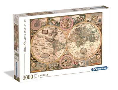 Puzzle clementoni 3000 mapa antiguo