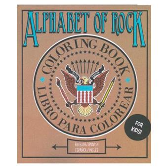 Alphabet of rock coloring book
