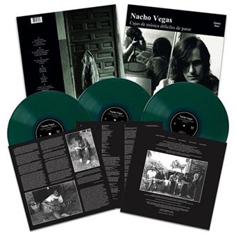 Cajas de musica difíciles de parar - 3 Vinilos Verde