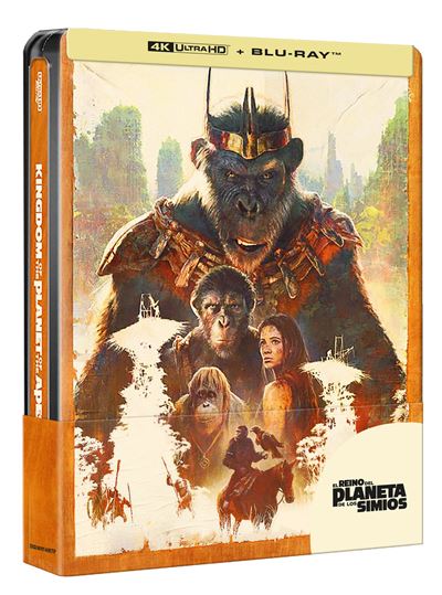 El Reino Del Planeta De Los Simios Ed Limitada - Steelbook Uhd + Blu-ray