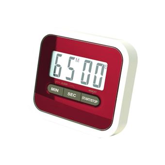 Minutero de cocina digital Cooky rojo