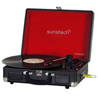 Tocadiscos Bluetooth Sunstech PXR6SBT Negro