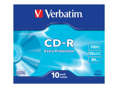 Verbatim Pack 10 Cd-r 700mb