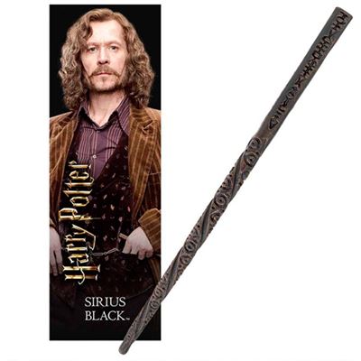 Réplica Harry Potter - Varita de Sirius Black + marcapáginas