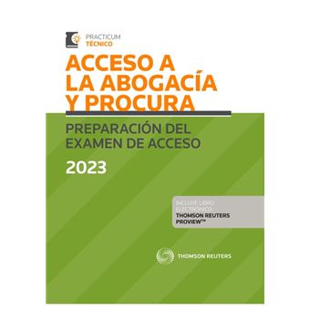 Acceso a la Abogacía y Procura. Preparación del examen de acceso 2023  (Papel + e-book) - 1