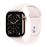 Apple Watch Series 11 GPS + Cellular 42mm Caja Titanio dorado y Correa Deportiva Rubor claro - Talla M/L
