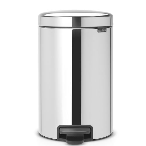 Cubo De Basura Con Pedal Brabantia Newicon 12 L Acero Pulido