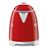 Mini Hervidor eléctrico Smeg 50's Style 0.8L Rojo