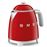 Mini Hervidor eléctrico Smeg 50's Style 0.8L Rojo