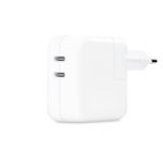 Adaptador de corriente Apple con 2 puertos USB-C de 35W Blanco
