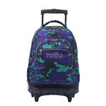 Mochila Totto Escolar Con Ruedas Azul Seli - Renglones
