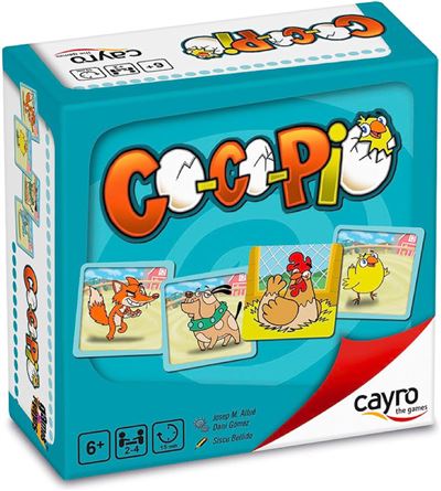 Juego de mesa co-co-pío