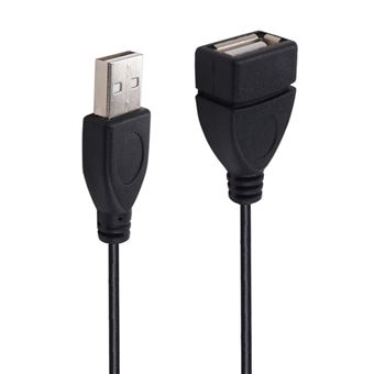 Cable de extensión Accsup USB-A 2.0 1,8m Negro