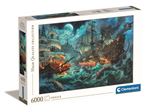 Puzzle clementoni 6000 batalla de los piratas