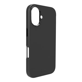 Funda de Silicona líquida con MagSafe Puro Negro Icon Mag Pro para iPhone 16 Plus