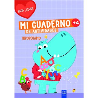 Mi cuaderno de actividades para llevar. Hipopótamo