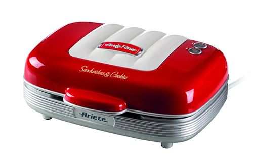 Sandwichera Ariete Party Time Rojo