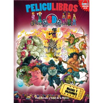 Peliculibros 3D. Magos y dragones - 1