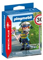 Playmobil city action oficial de policía con detector de velocidad
